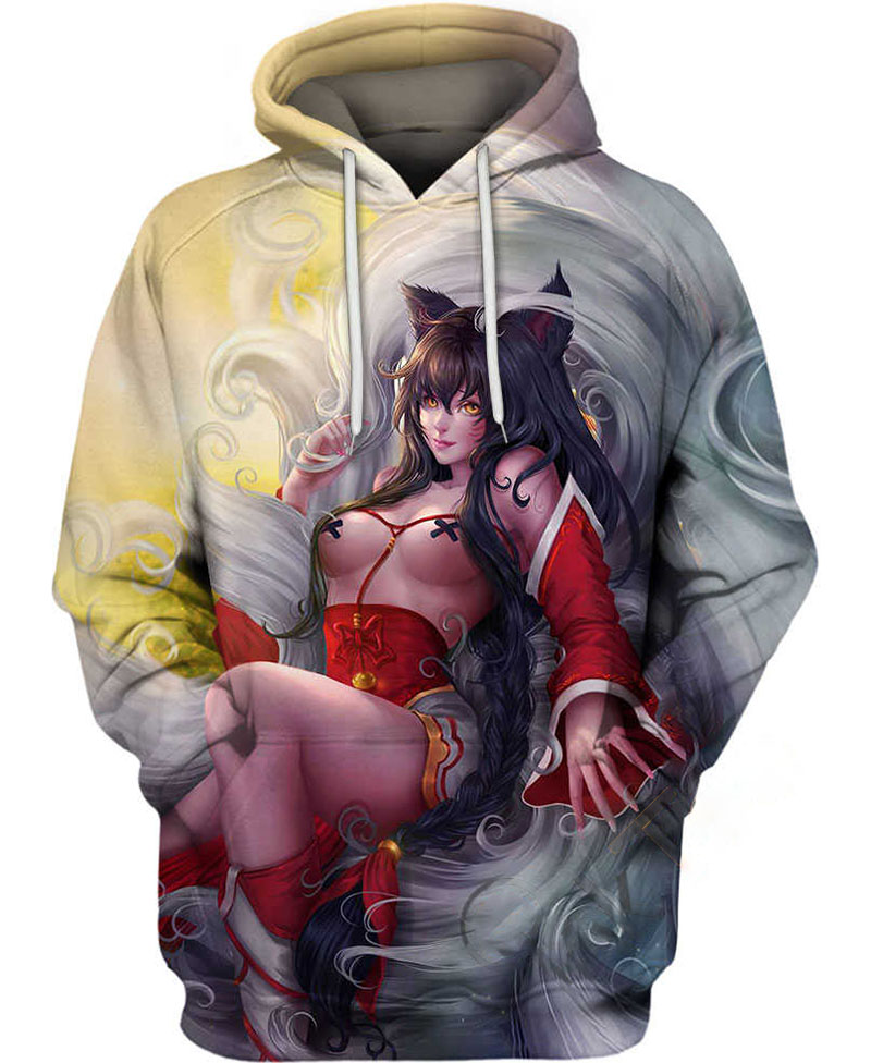 Chubby Ahri Ahegao Hoodie 3D