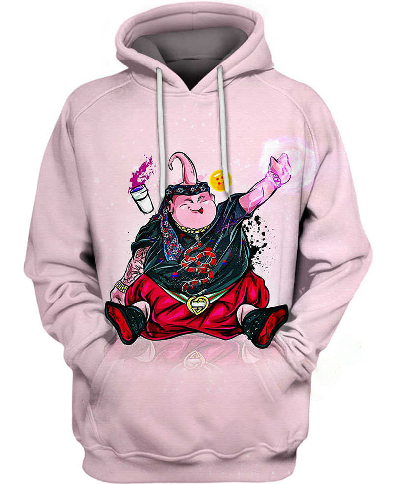Chubby Majin Buu Hoodie 3D