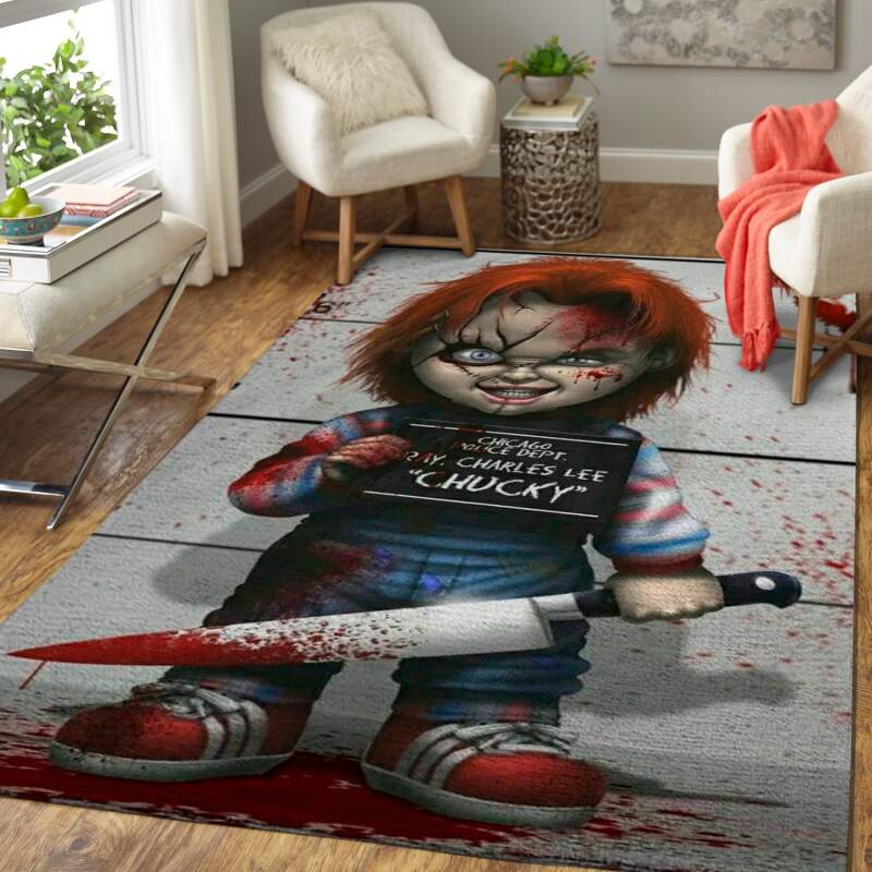 Chucky With The Knife Child’s Play Area Limited Edition Rug