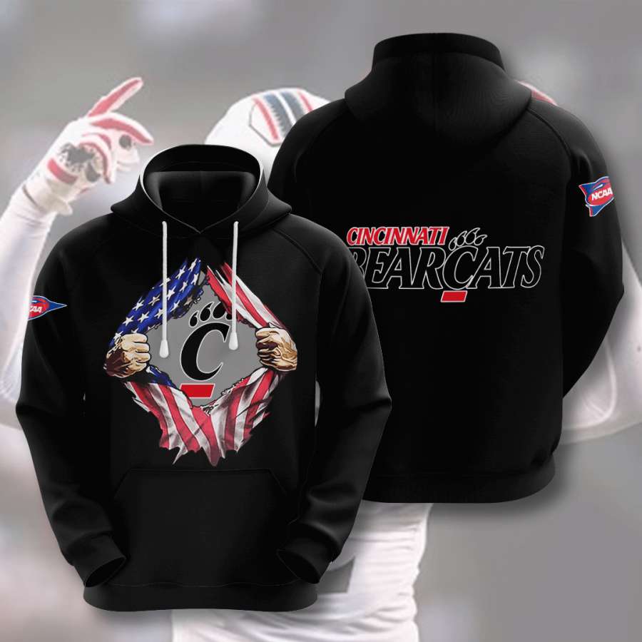 Cincinnati Bearcats Custom Hoodie 3D