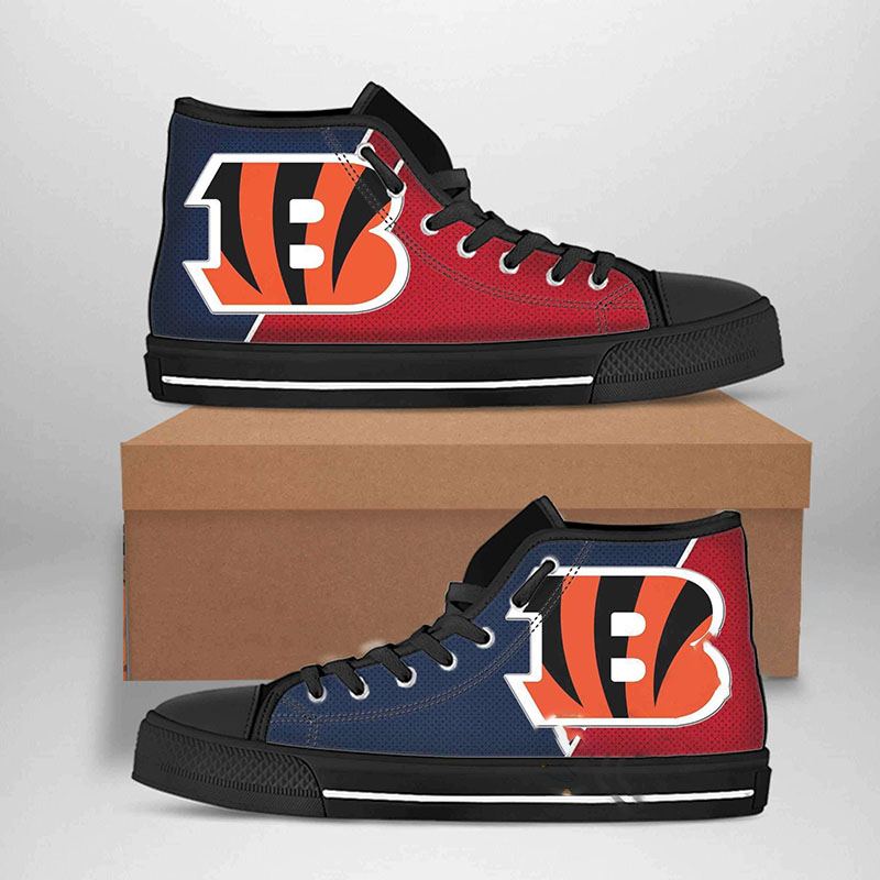 Cincinnati Bengals Nfl Football High Top Shoes