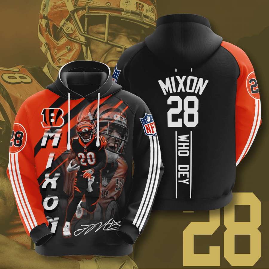 Cincinnati Bengals Custom Hoodie 3D