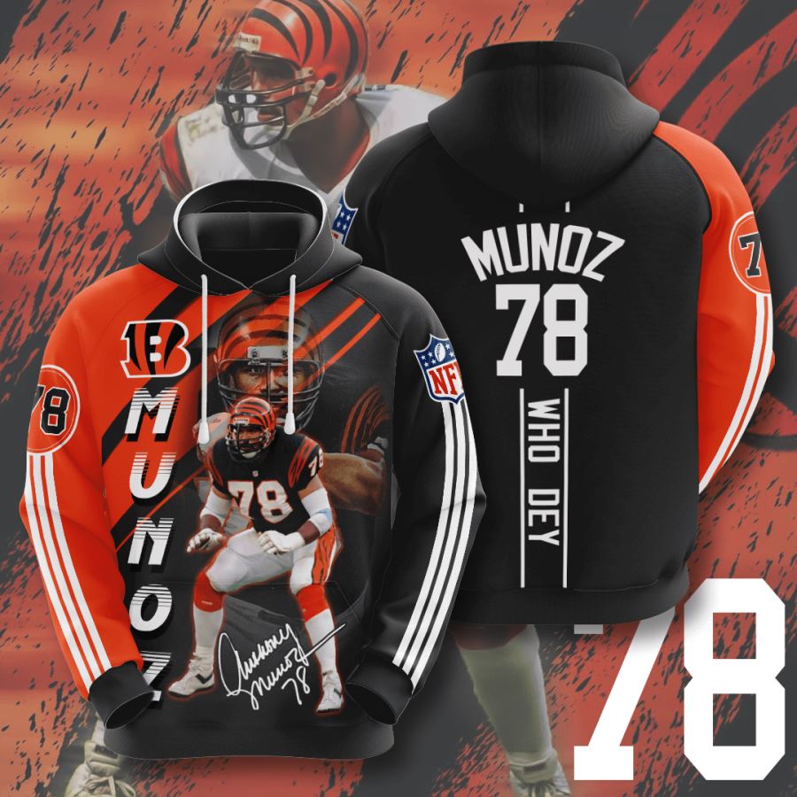 Cincinnati Bengals Custom Hoodie 3D