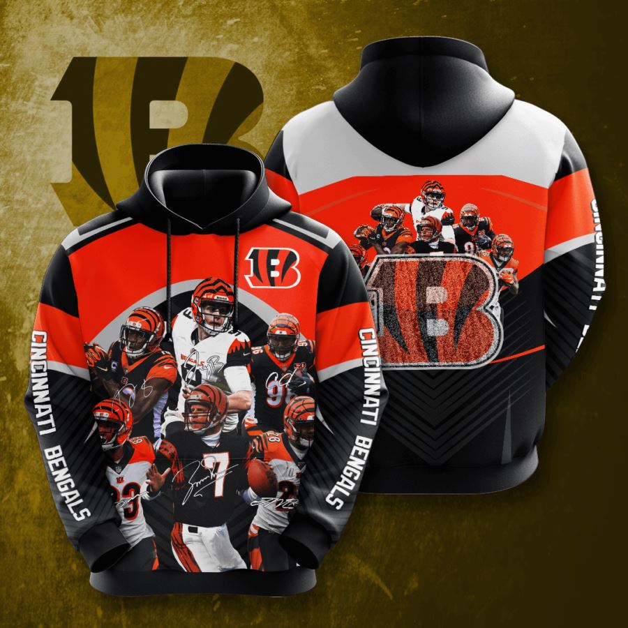Cincinnati Bengals Custom Hoodie 3D