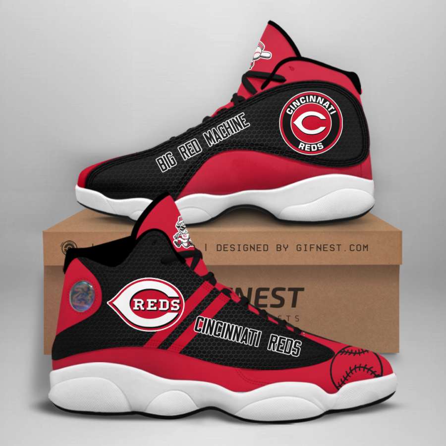 Cincinnati Reds Custom Air Jordan Shoes