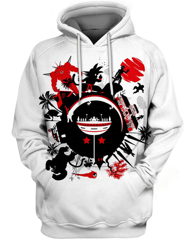 Circle Of Dragon Ball Hoodie 3D
