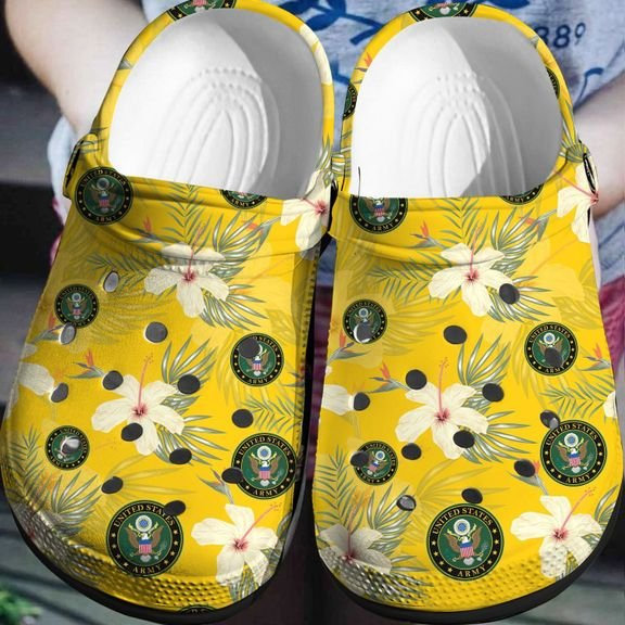 Classic Us Army Crocs Clog Shoes