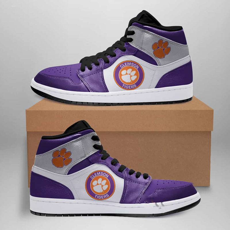 Clemson Tigers American Football Custom Air Jordan Shoes