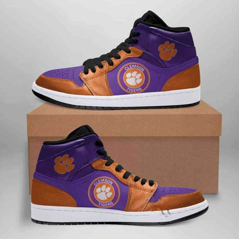 Clemson Tigers American Football Custom Air Jordan Shoes