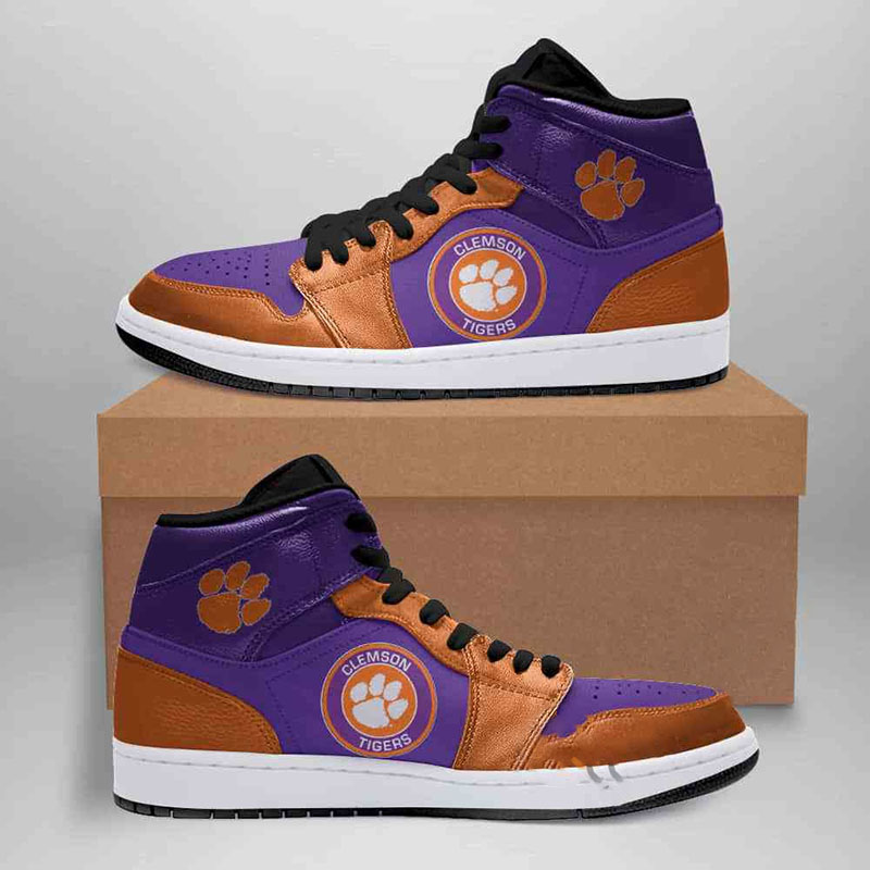 Clemson Tigers American Football Custom Air Jordan Shoes
