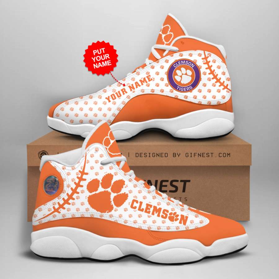 Clemson Tigers Custom Air Jordan Shoes