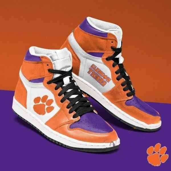 Clemson Tigers Ncaa Custom Air Jordan Shoes
