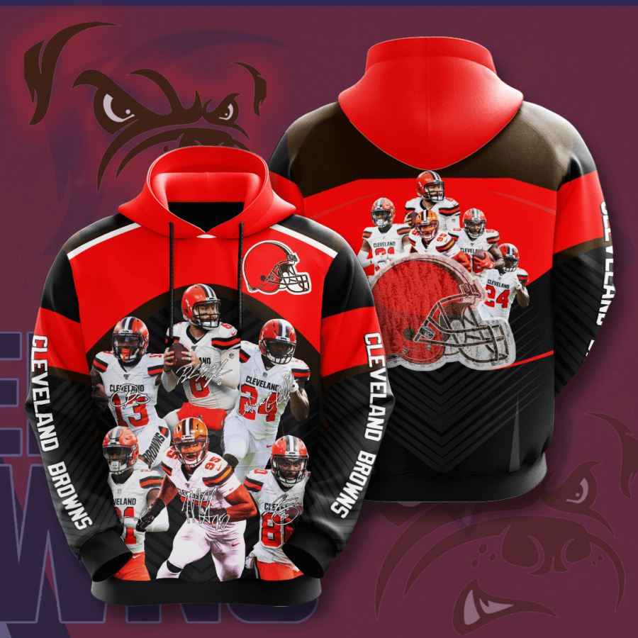 Cleveland Browns Custom Hoodie 3D