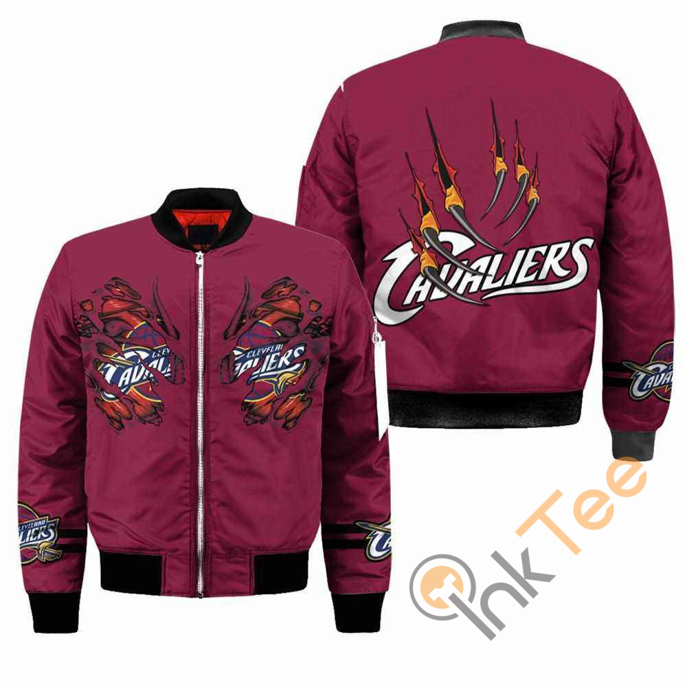 Cleveland Cavaliers NBA Claws Apparel Best Christmas Gift For Fans Bomber Jacket