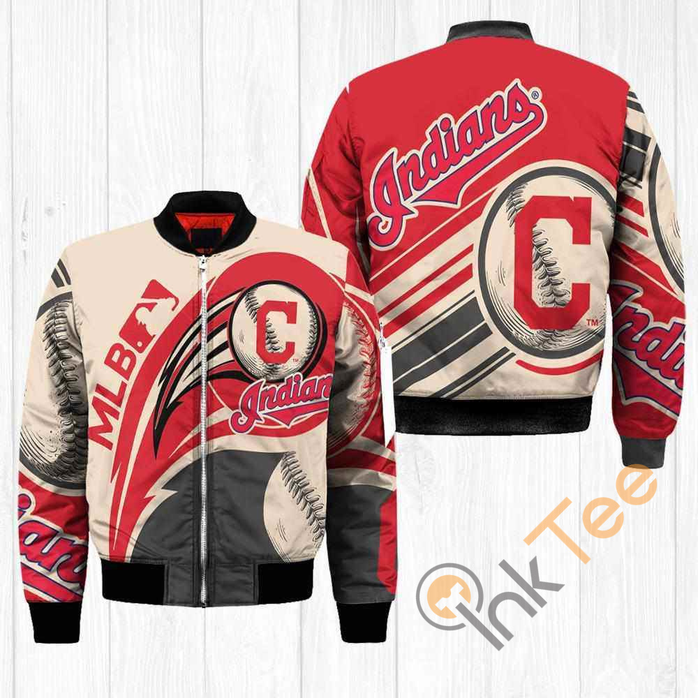 Cleveland Indians MLB Balls Apparel Best Christmas Gift For Fans Bomber Jacket