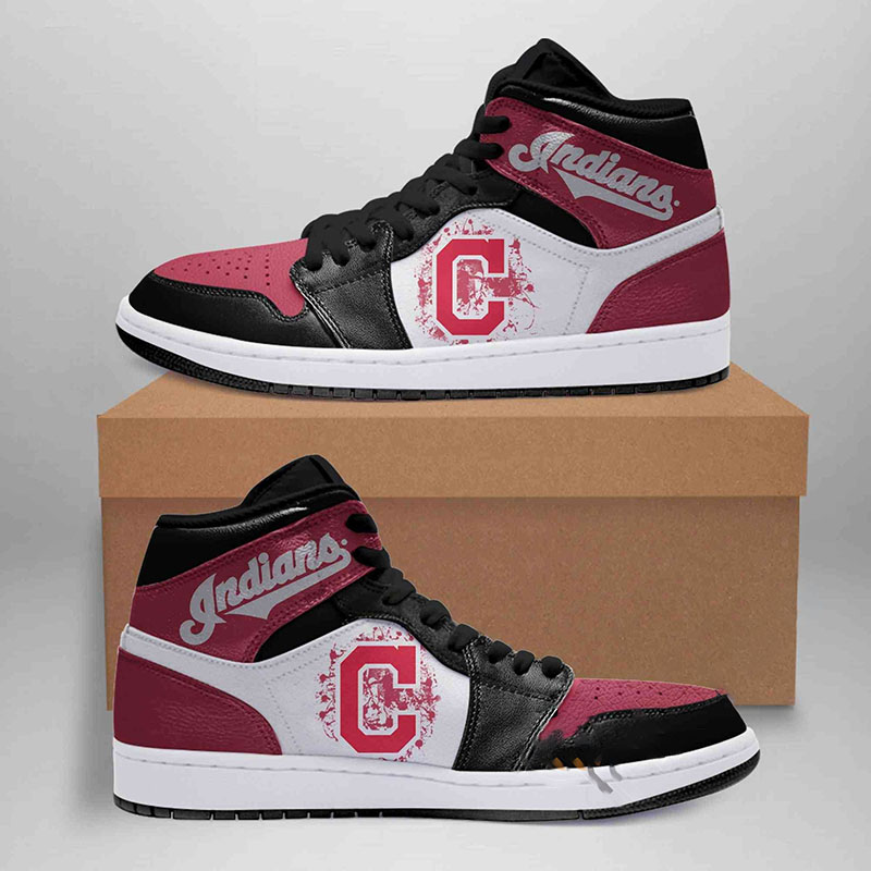 Cleveland Indians Mlb Custom Air Jordan Shoes
