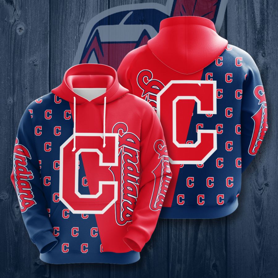 Cleveland Indians Custom Hoodie 3D