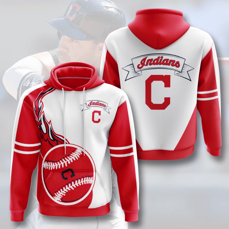 Cleveland Indians Custom Hoodie 3D