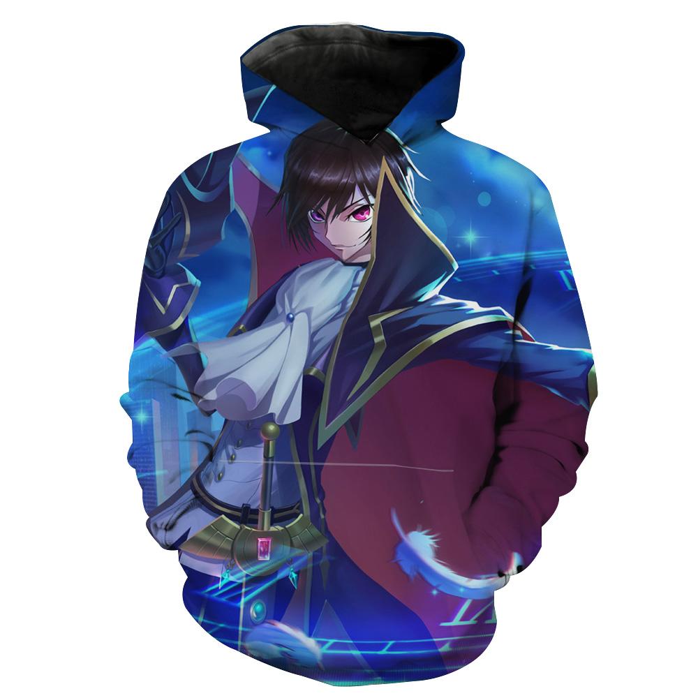 Code Geass Lelouch Anime Hoodie 3D