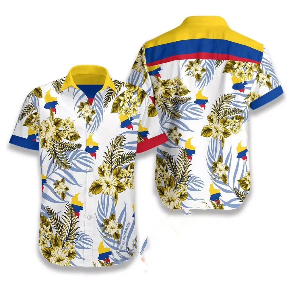 Colombia Proud Hawaiian shirts