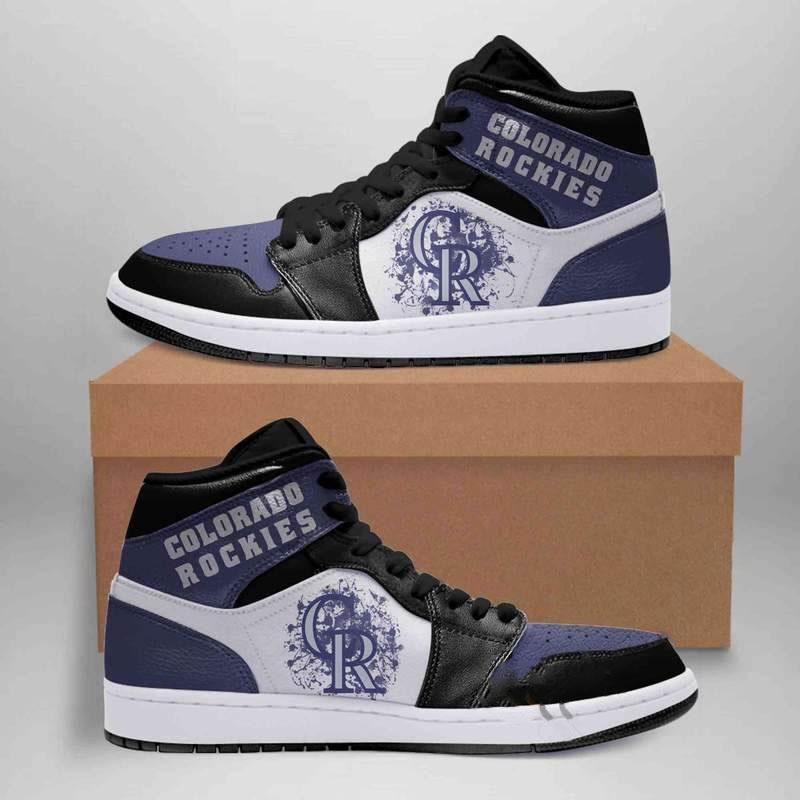 Colorado Rockies Mlb Custom Air Jordan Shoes