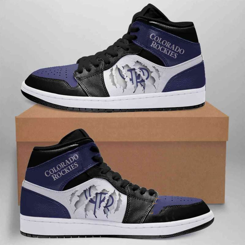 Colorado Rockies Mlb Custom Air Jordan Shoes