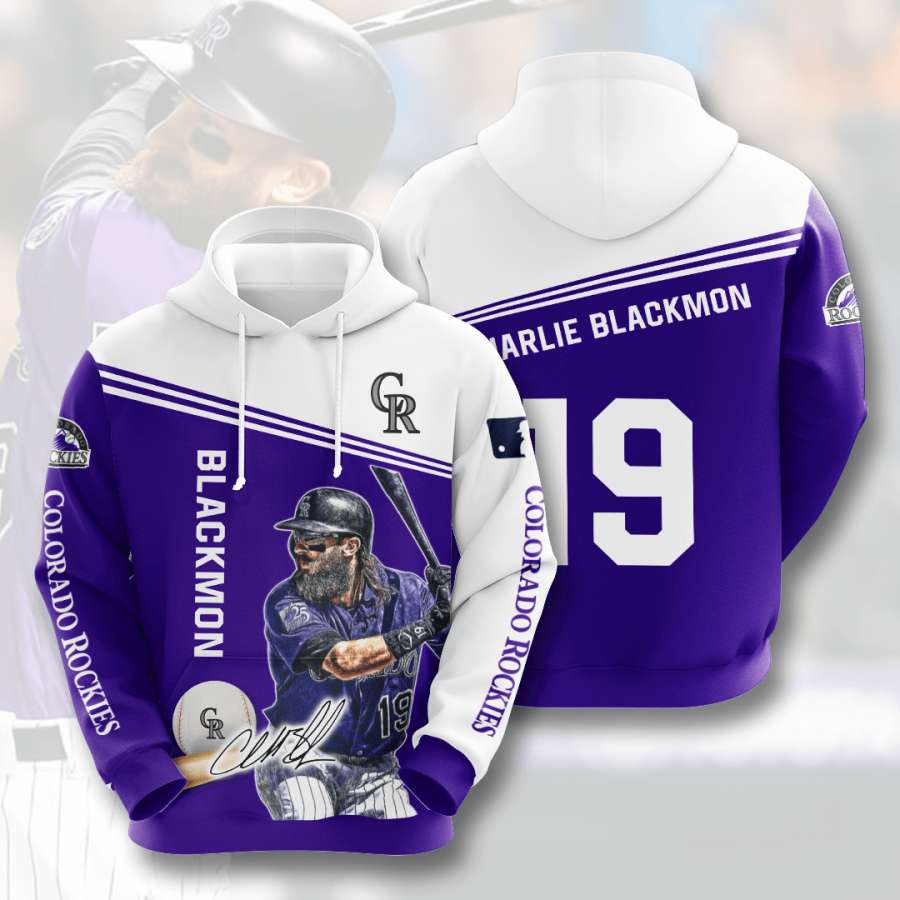 Colorado Rockies Custom Hoodie 3D