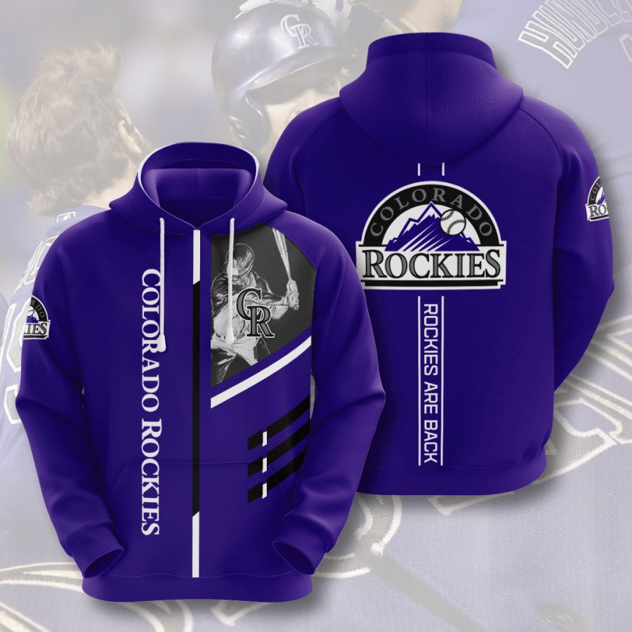 Colorado Rockies Custom Hoodie 3D