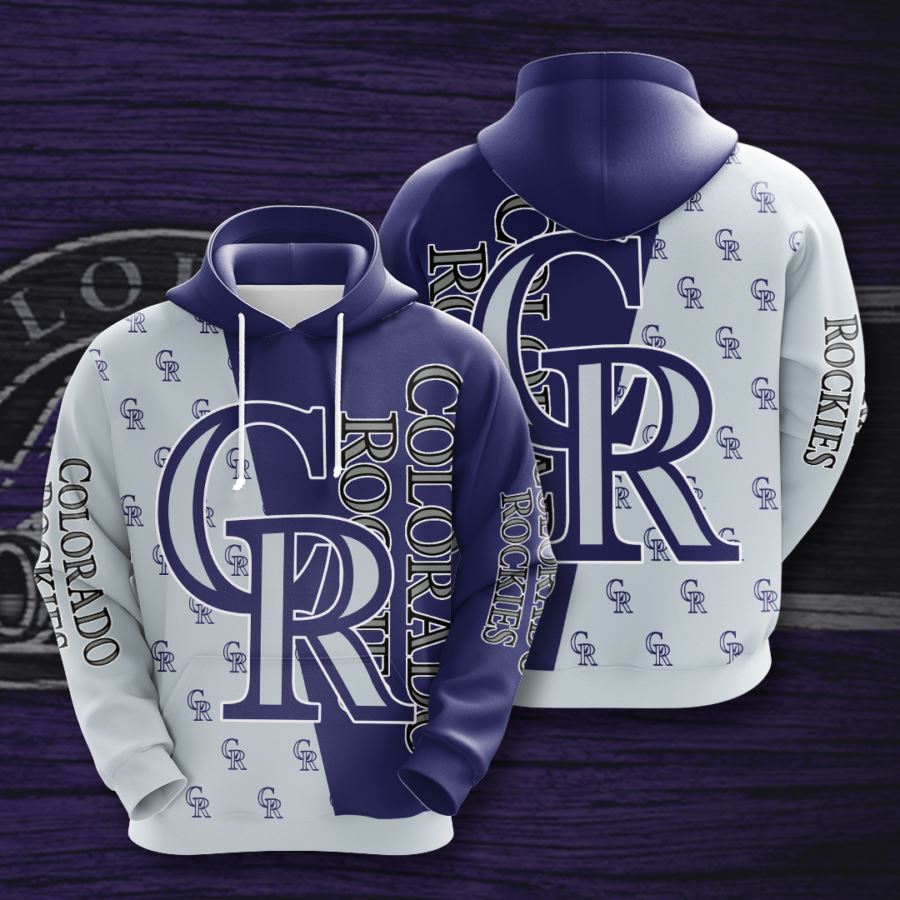 Colorado Rockies Custom Hoodie 3D