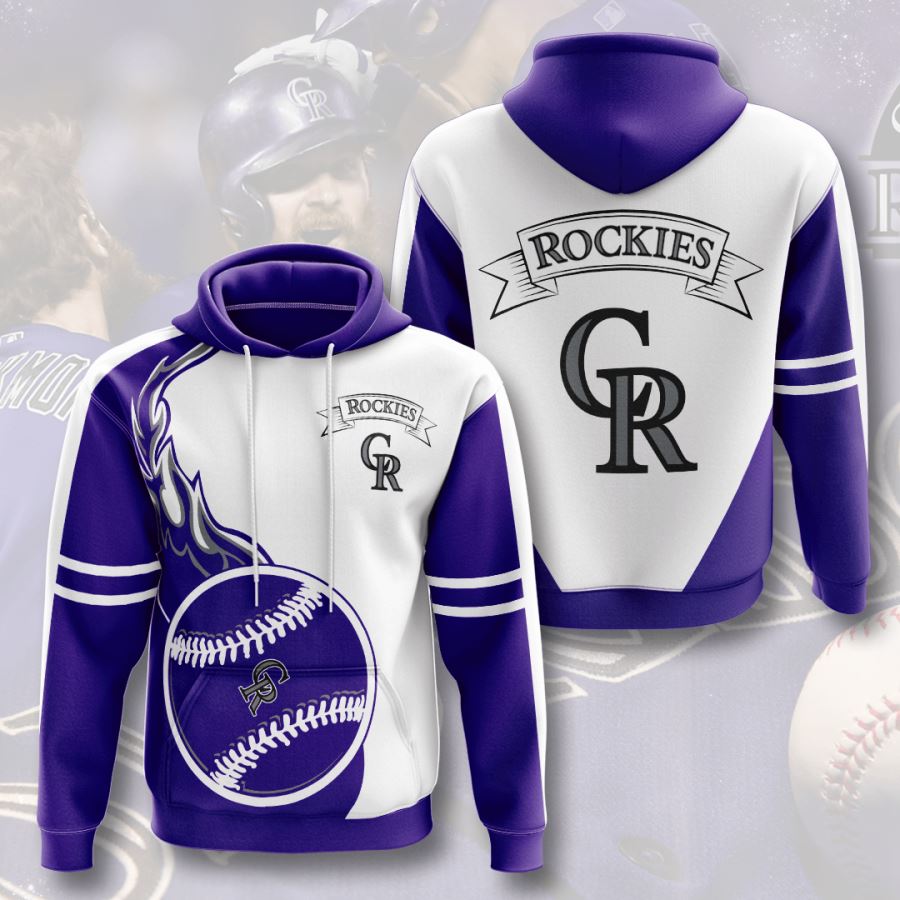 Colorado Rockies Custom Hoodie 3D