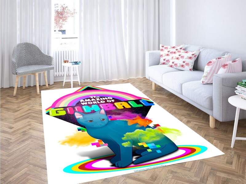 Colorful The Amazing World Of Gimball Carpet Rug