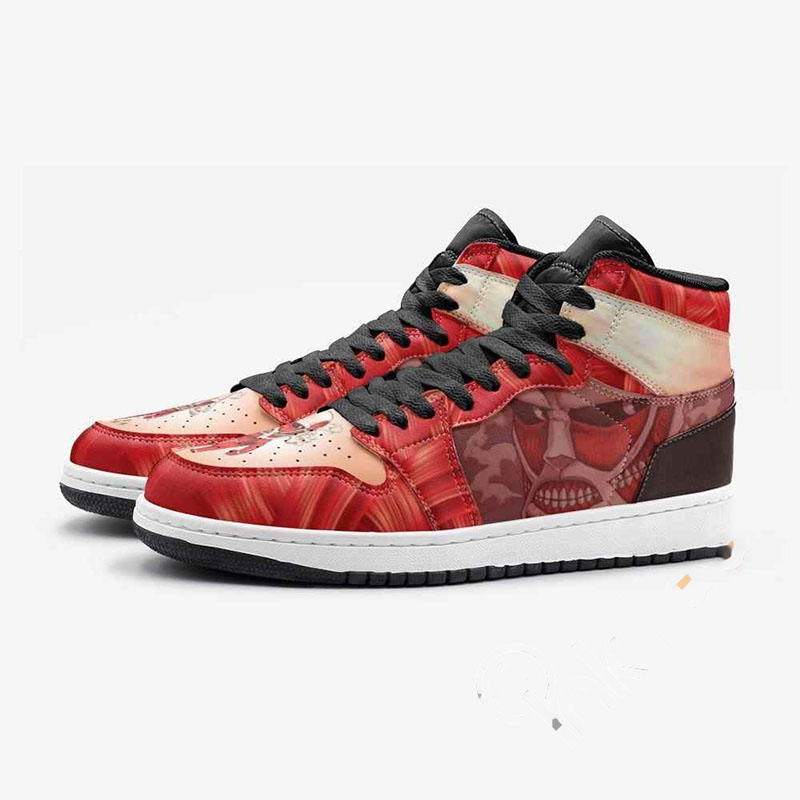 Colossal Titan Attack On Titan Custom Air Jordan Shoes