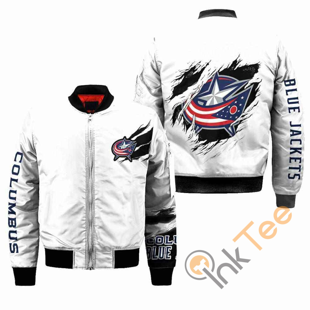 Columbus Blue Jackets NHL Apparel Best Christmas Gift For Fans Bomber Jacket