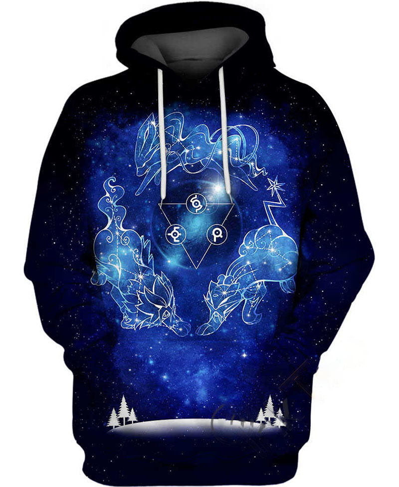 Constellation Legendary Pokemon Hoodie 3D