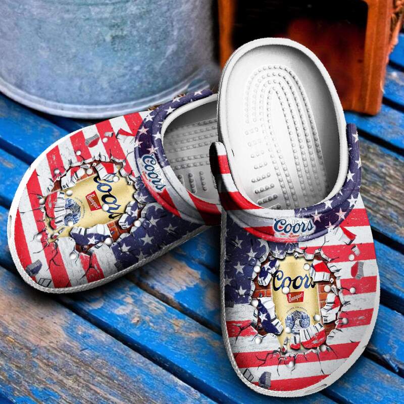 Coors Banquet Crocs Clog Shoes