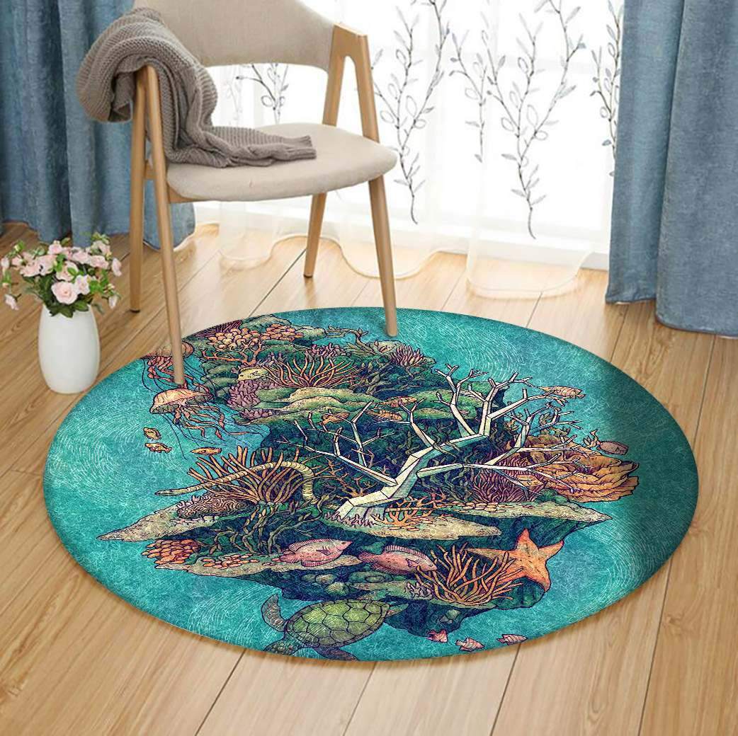Coral Limited Edition Round Rug