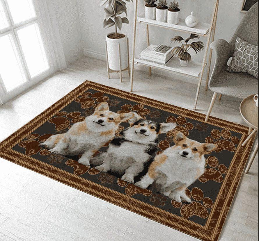 Corgi Limited Edition Rug
