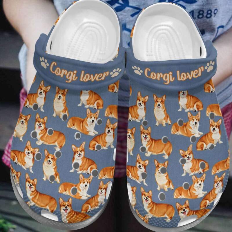 Corgi Lover Crocs Clog Shoes