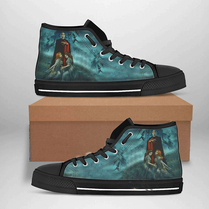 Count Dracula Best Movie Character High Top Shoes