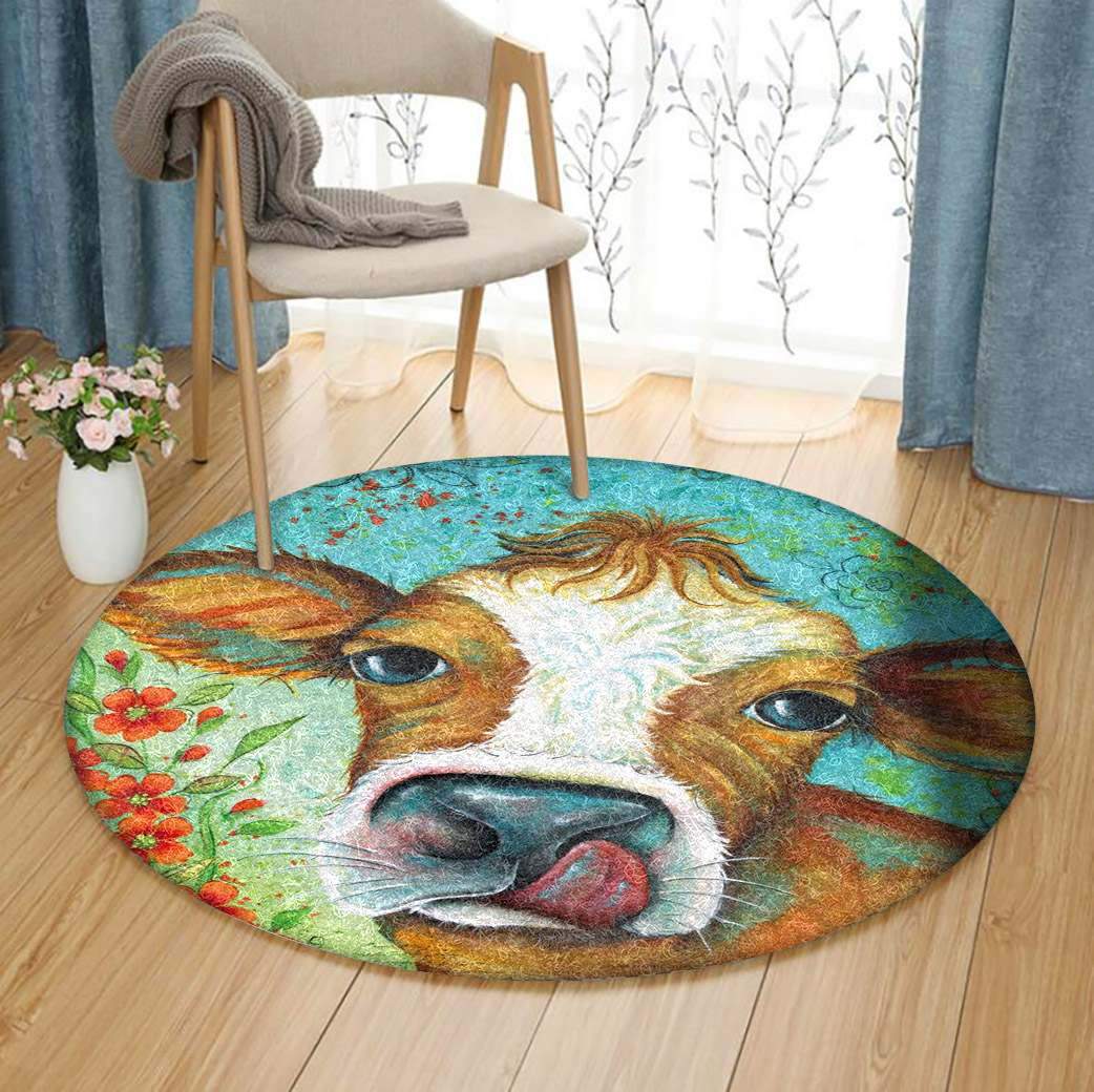 Cow Limited Edition Round Rug