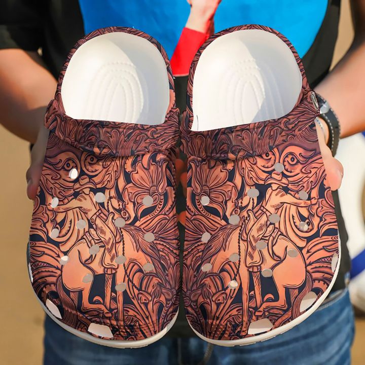 Cowgirl Let’s Ride Crocs Clog Shoes