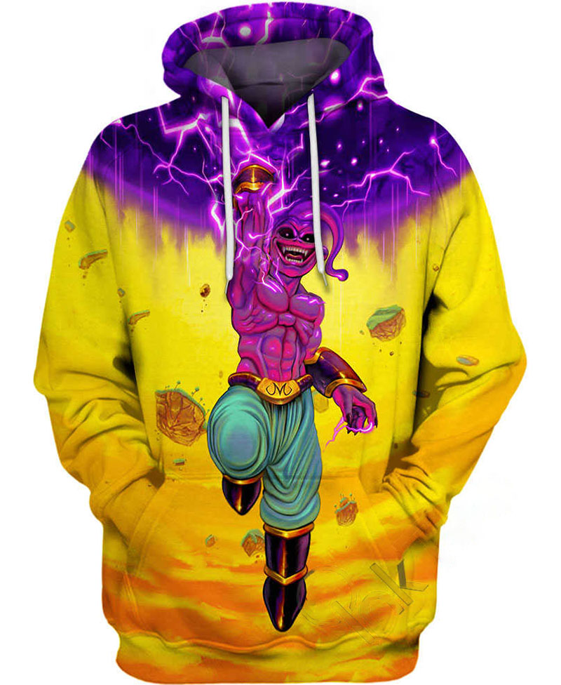 Crazy Kid Majin Boo Hoodie 3D