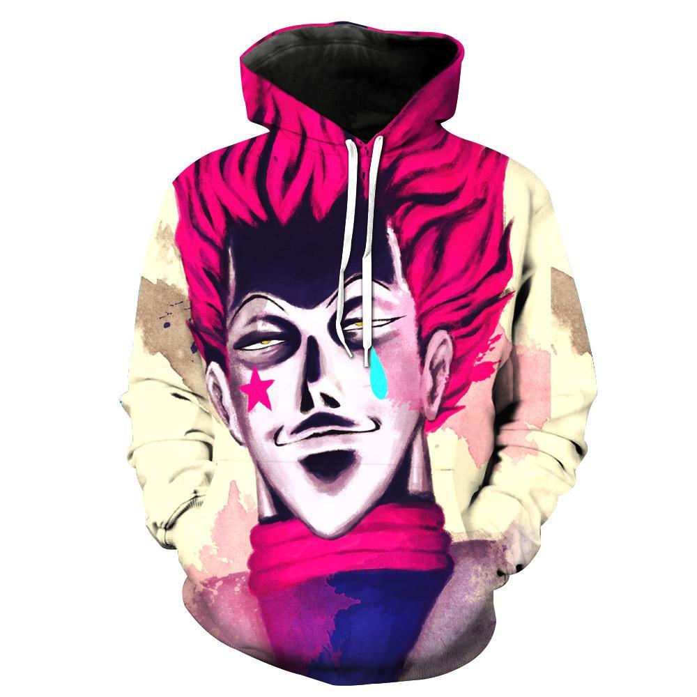 Creepy Hisoka Animes Hoodie 3D