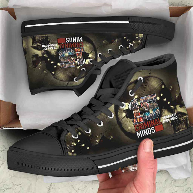 Criminal Minds Years High Top Shoes