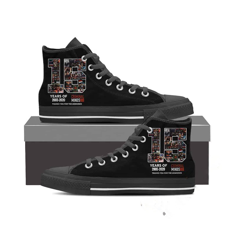 Criminal Minds Years High Top Shoes
