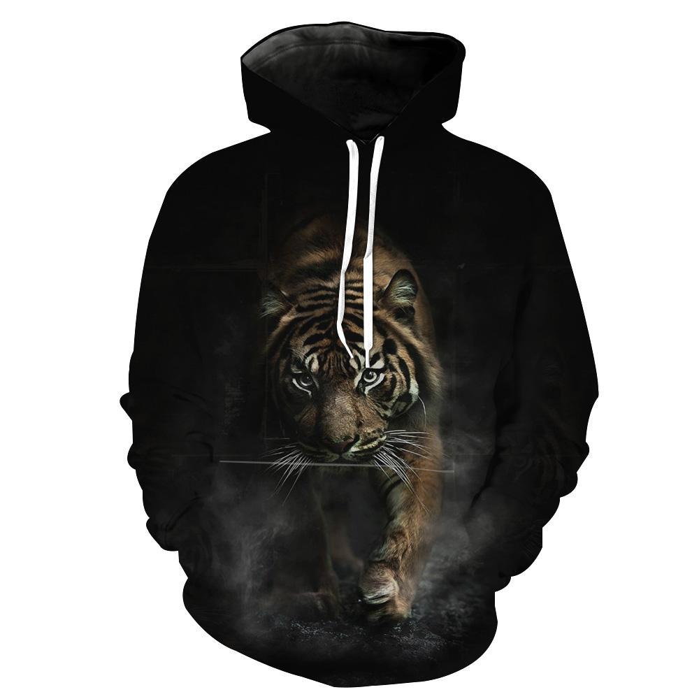 Crouching Tiger Tiger Hoodie 3D