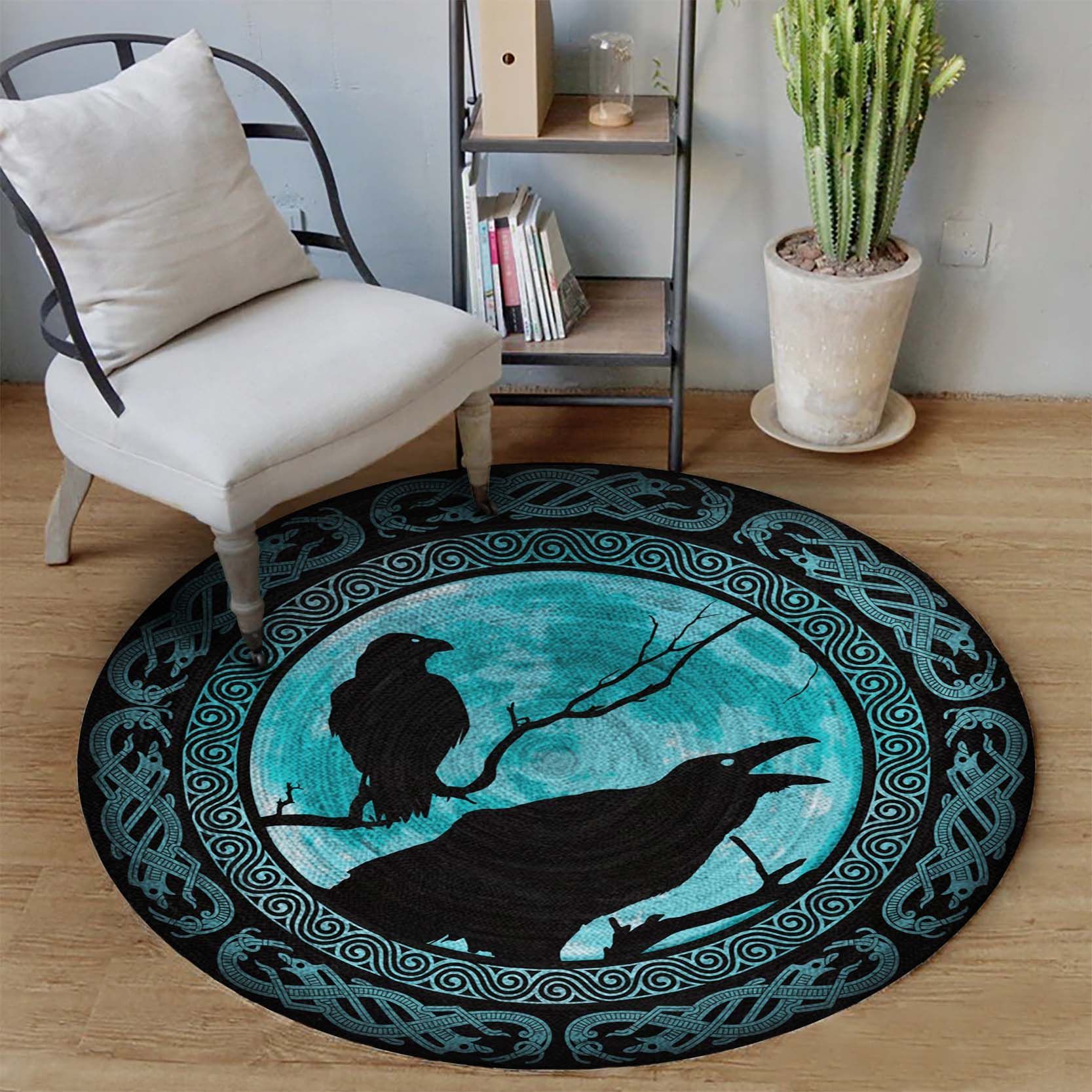 Crow Limited Edition Round Rug