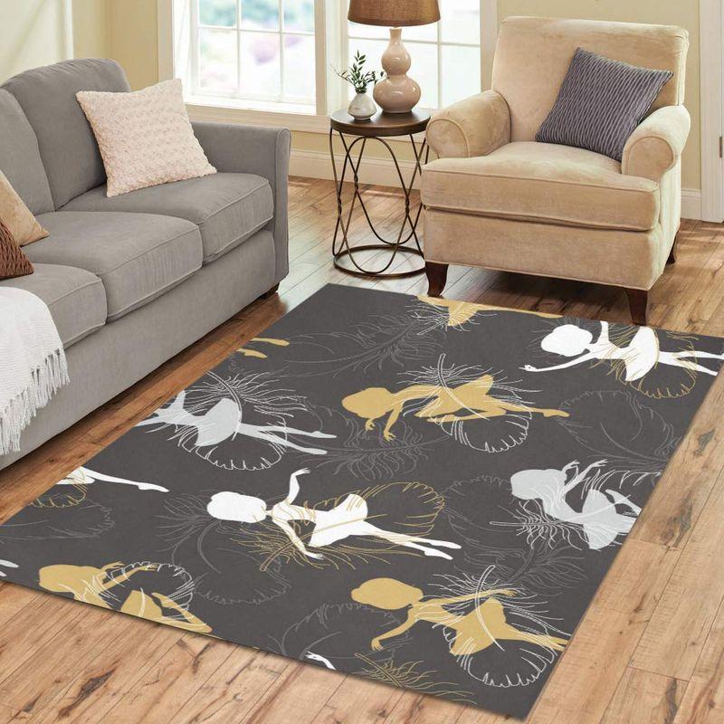Cute Ballet Girl Rectangle Limited Edition Rug