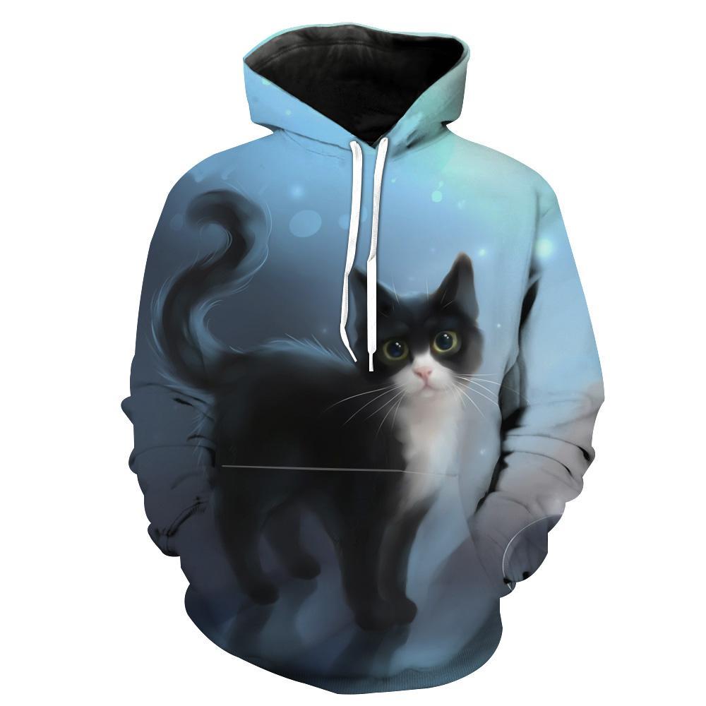 Cute Cat Cat Hoodie 3D
