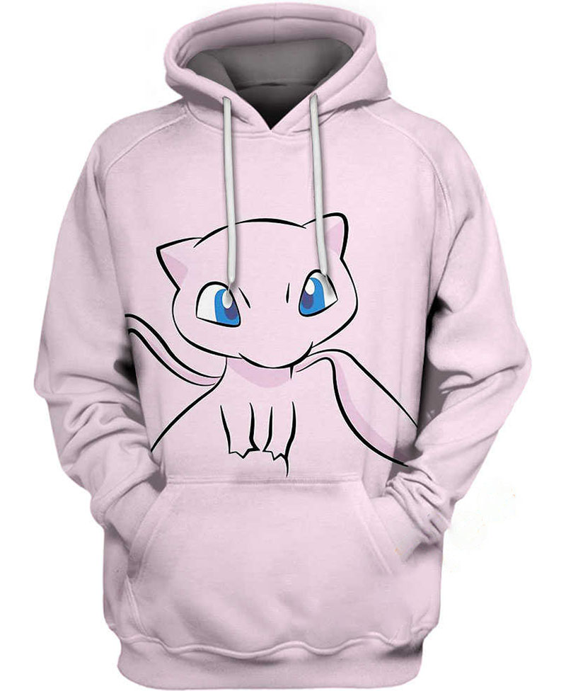 Cute Pink Creatures Pokemon Hoodie 3D